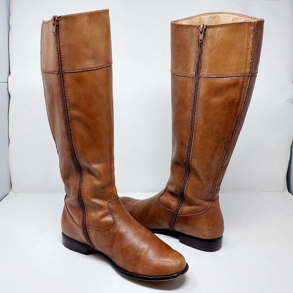 Corso Como Shoes Corso Como Camel Brown Tall Riding Boots Size 7